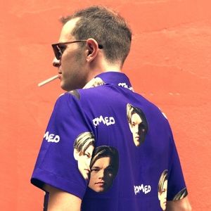 Leo Dicaprio "Romeo" Silk All-Over Print Shirt